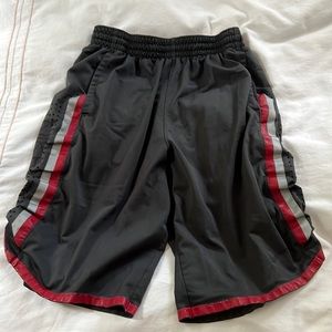 Grey Nike Dry Fit Basketball Shorts